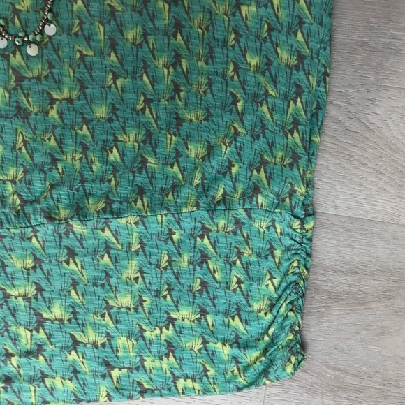 Mossimo Seafoam Green Slouchy Boho Top Size Large - Picture 7 of 9